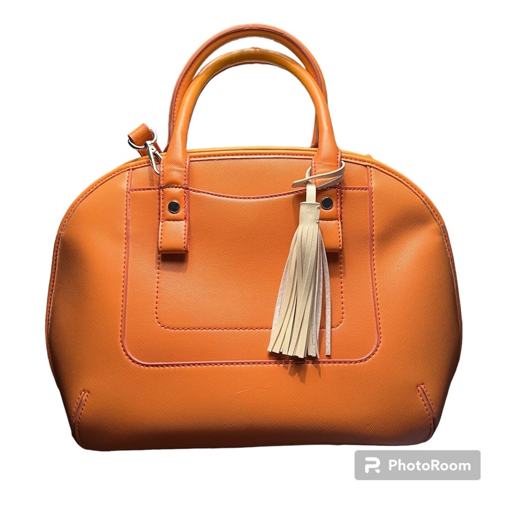 Nine West satchel, Like New, orange handbag.